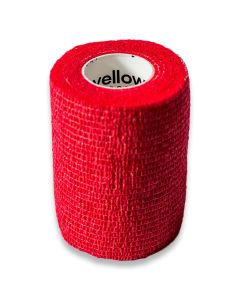 yellowBAND bandaż kohezyjny różne rozmiary i kolory - Czerwony - 7,5 cm
