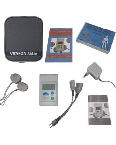 Zestaw Vitafon Aktiv + 2 pary wibrofonów + mankiety + torba, wibroakustyczne urządzenie medyczne