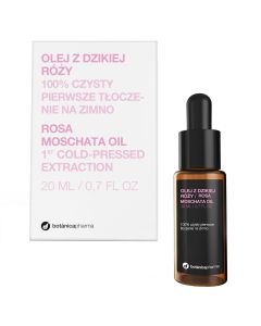 Botanicapharma Olej z dzikiej róży 100% czysty - zakraplacz 20 ml