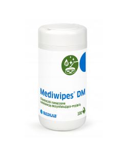 Chusteczki do dezynfekcji i mycia Medilab Mediwipes DM - Tuba - 100 sztuk