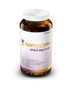 Homocyne Hauster  źródło kofaktorów 576,6 mg 120 kapsułek