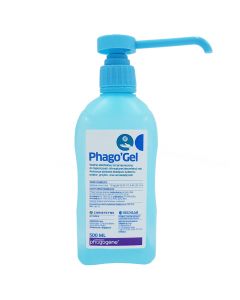 Phago'Gel - Żel do higienicznej i chirurgicznej dezynfekcji rąk, 500 ml z pompką