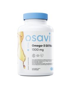 Osavi Omega-3 Extra - Cytryna - Wysoka dawka kwasów omega-3 1300mg - 60,120 lub 180 kapsułek