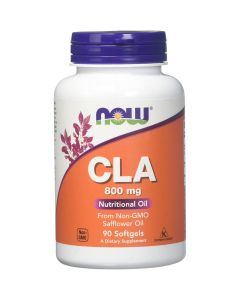 Now Foods CLA 800 mg - Spalacz tłuszczu, 90 kaps