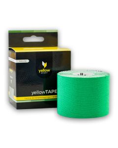 YellowTAPE Taśma do kinesiotapingu - Zielony - 5 cm