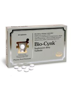 Pharma Nord Bio-Cynk - Skóra, włosy, paznokcie, 30 kaps.