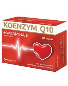 Xenico Pharma Koenzym Q10 + witamina E - 120 kaps. softgel
