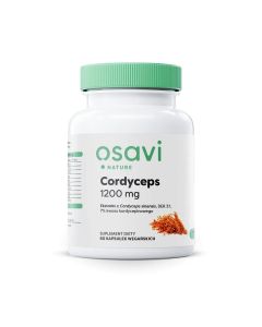 Osavi - Cordyceps 1200 mg - na odporność, umysł i układ nerwowy - 60 kapsułek Wege