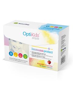 NaturDay OptiKids Immunoprotect - wzmocnienie odporności dziecka - 32 pastylki do ssania