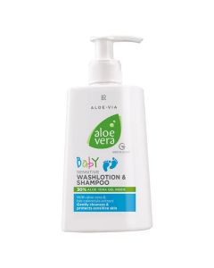 LR Health & Beauty Aloe Vera Baby Emulsja myjąca i szampon dla dzieci - 250 ml