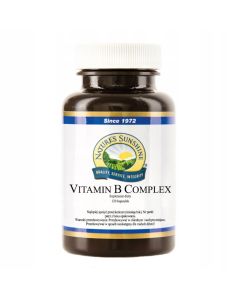 Nature's Sunshine Vitamin B Complex - Prawidłowe funkcjonowanie układu nerwowego - 120 kapsułek