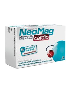 Magnez NeoMag Cardio Aflofarm prawidłowe krążenie - 50 tabletek