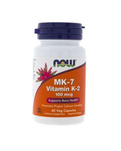 Now Foods  Witamina K2 MK-7 - 100 mcg 60 kaps.