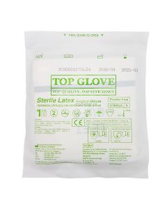 Rękawice chirurgiczne lateksowe bezpudrowe Top Glove - 1 para