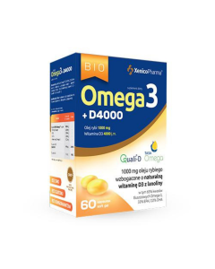 Xenico Pharma Bio Omega3 + D4000 - 60 kapsułek