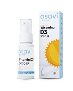 Osavi - Witamina D3 3000 IU - naturalne wsparcie organizmu - 12,5 ml spray
