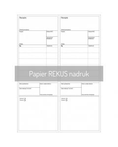 Papier REKUS laser bez nadruku - kartonik 2000 sztuk