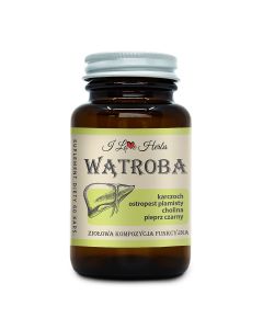 Wsparcie wątroby "I Love Herbs" naturalny suplement - 60 kapsułek