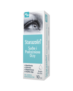 Krople Starazolin na suche i podrażnione oczy - Nawilżają i chronią - 10 ml