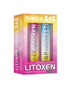 Xenico Pharma Litoxen Slim + Elektrolity zestaw promocyjny 1+1 (2 x 20 tabletek musujących)