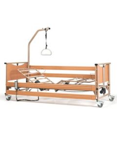 Elektryczne łóżko rehabilitacyjne Vermeiren Luna Club Vario - Drewniane