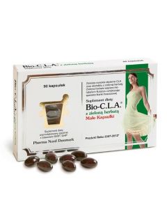 Pharma Nord Bio-C.L.A. z zieloną herbatą - Pomaga w spalaniu tłuszczu, 90 kaps.