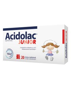 Acidolac Junior Misio-tabletki dla dzieci na odporność - 20 tabletek