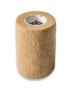 yellowBAND bandaż kohezyjny różne rozmiary i kolory - Cielisty - 7,5 cm
