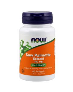 Now Foods Saw Palmetto - Extract - dla mężczyzn - 160 mg 60 kaps.