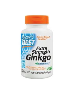 Doctor's Best Extra Strenght Ginkgo - wzmacnia pamięć - 120 mg 120 kaps.