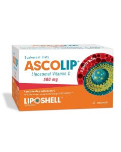 Witamina C Ascolip Liposomal 500 mg - 30 saszetek