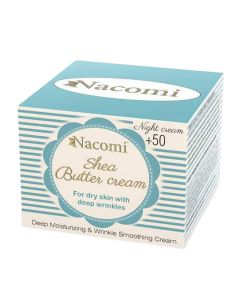 Krem do twarzy Nacomi 50+ Shea na noc - 50 ml