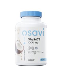 Osavi Olej MCT 1000mg Medium Chain Triglycerides 1000 mg - 120 kapsułek