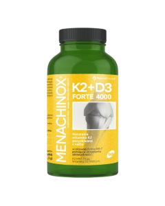 Menachinox K2+D3 Forte 4000 Xenico Pharma - pomaga w utrzymaniu zdrowych kości - 90 kaps