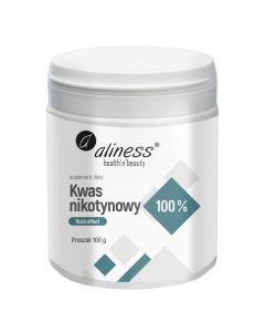 Aliness - Aliness Kwas Nikotynowy - Flush Effect 100% Czysty proszek - 100g