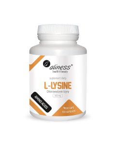 Aliness - Aliness L-Lysine (chlorowodorek) 500 mg (lizyna) - 100 wege kapsułek