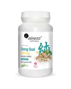 Aliness - Dong Quai (Dzięgiel Chiński) Ekstrakt 1,5% 500 mg - 100 vege kapsułek
