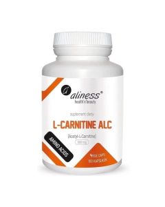 Aliness - L-Carnityne ALC 500 mg - L- karnityna - 100 wegetariańskich kapsułek