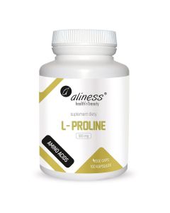 Aliness - L-Proline 500 mg - 100 vege kapsułek