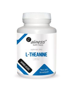 Aliness - L-Theanine 200 mg - 100 kapsułek