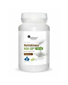 Aliness - Nattokinase NSK-SD 100 mg - Soja Natto - 60 wege kapsułek