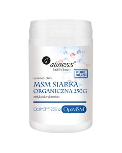 Aliness - OptiMSM PLUS - Siarka organiczna w proszku - 250 g