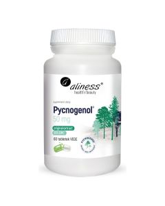 Aliness - Pycnogenol Extract 65% 50 mg - Sosna Nadmorska - 60 tabletek