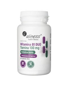 Aliness -Witamina B1 (Tiamina) DUO 100 mg - 100 vege tabletek