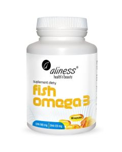 Aliness - Fish Omega 3 180/120 mg - 90 kapsułek