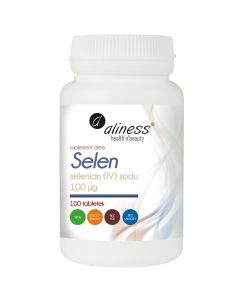 Aliness - Selen selenian (IV) sodu 100µg - 100 tabletek vege