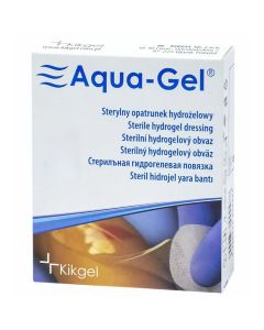 Kikgel Opatrunek hydrożelowy Aqua-Gel - 1 sztuka - 5cm x 5cm