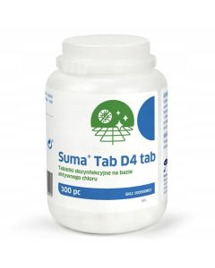 Tabletki do dezynfekcji na bazie chloru Suma Tab D4 - 300 sztuk
