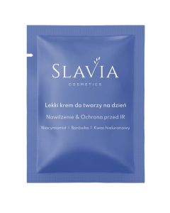 Slavia Cosmetics Lekki krem do twarzy na dzień Nawilżenie Ochrona przed IR - próbka 2 ml