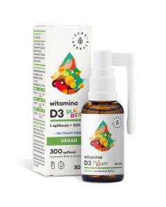 Aura Herbals - Witamina D3 Vegan dla dzieci - aerozol 30 ml
